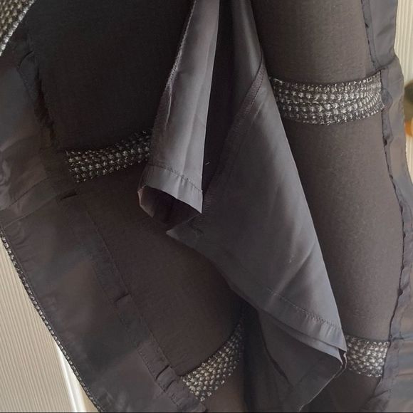 J Crew Checkered Flutter Dress wool blend F5923 - Picture 11 of 13